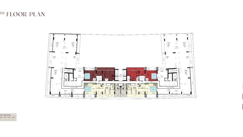 Binghatti Ruby - floor plan