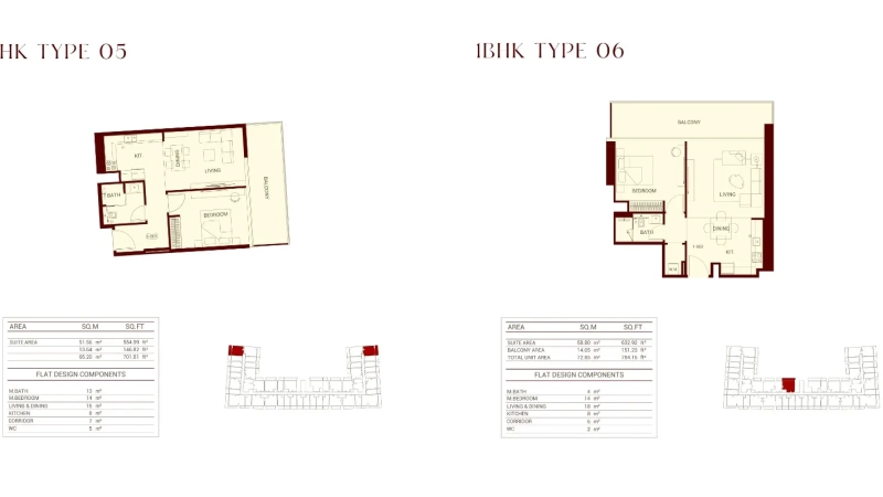 Binghatti Ruby - floor plan