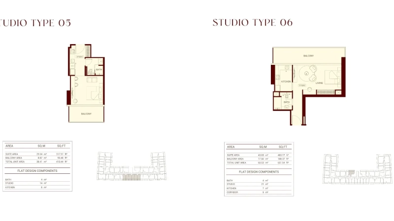 Binghatti Ruby - floor plan