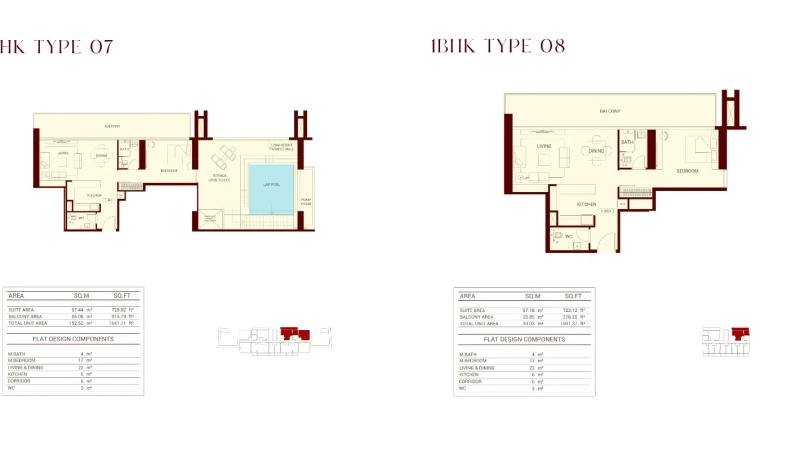 Binghatti Ruby - floor plan