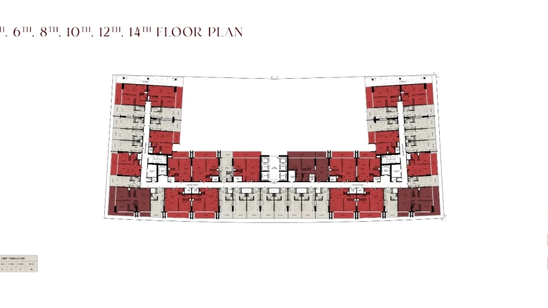 Binghatti Ruby - floor plan