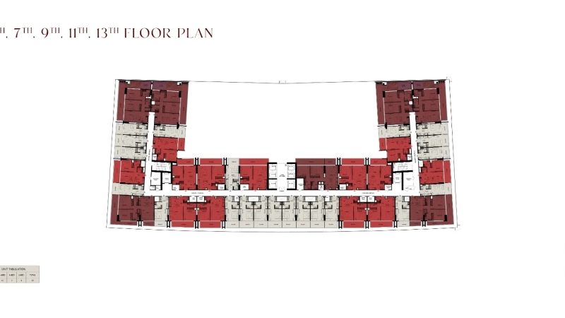 Binghatti Ruby - floor plan