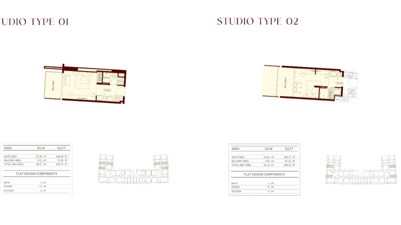 Binghatti Ruby - floor plan